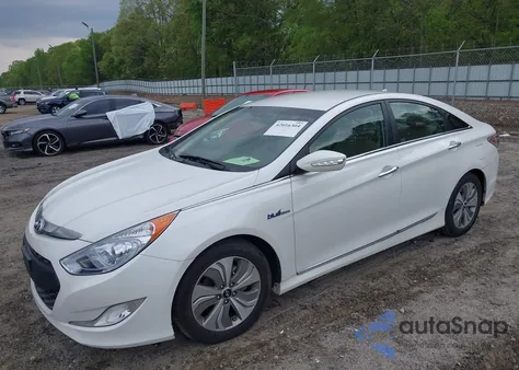 2013 Hyundai Sonata Hybrid Limited из США, поврежденный, VIN KMHEC4A45DA100533